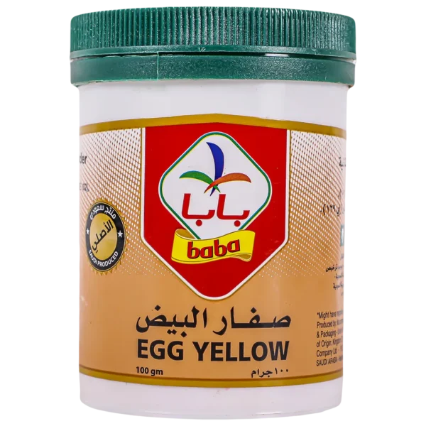بابا ملون طعام صفار البيض 100ج