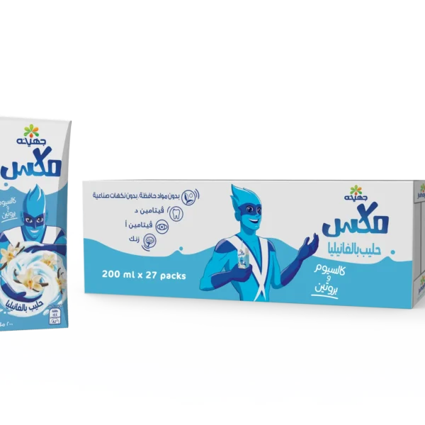 جهينة مكس حليب بالفانيليا 27 حبة 200 مل