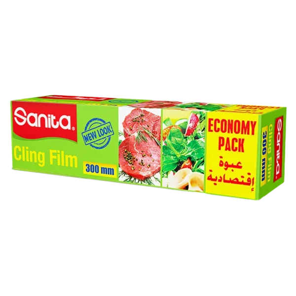 سانيتا رول تغليف بلاستيك العبوة الاقتصادية 30 سم 1 رول