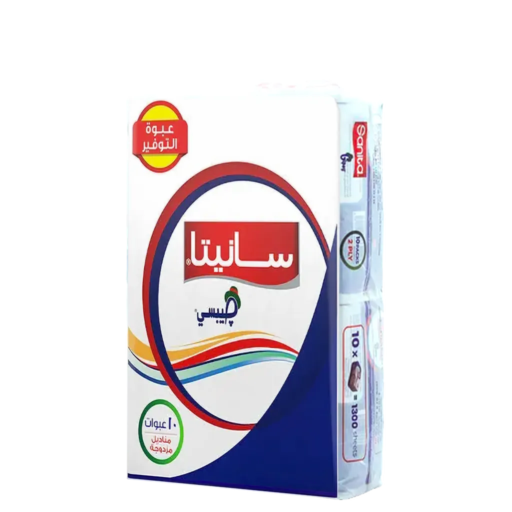 c9da7513-ed08-42e4-9c3c-cdb1f61f9679 سانيتا جيبسي مناديل وجه 130 ورقة 10 حبات - الصورة 1