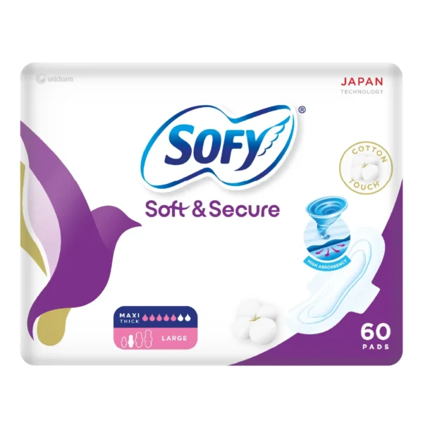 سوفي نعومة و أمان رقيقة كبير بالاجنحة 50+10 مجانا