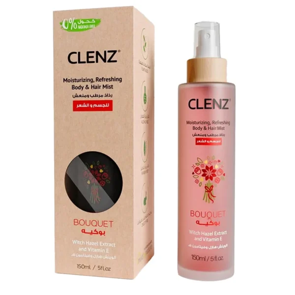 كلينز رذاذ مرطب ومعطر للجسم والشعر بوكيه 150 مل