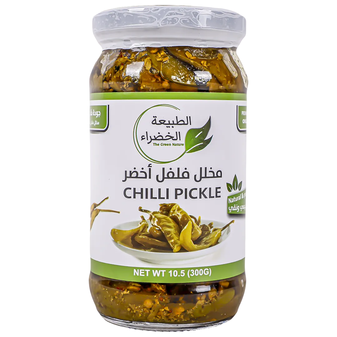 d91e9290-b387-4b1a-ab51-acc0792b1aaa الطبيعة الخضراء مخلل فلفل أخضر 300 ج - الصورة 1
