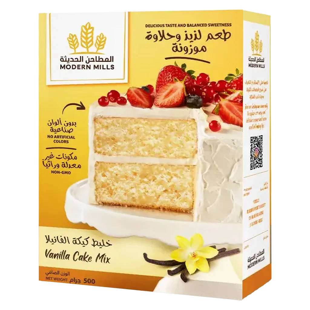 e5dbf128-bb13-4fb5-8cbf-e5eb2506e890 المطاحن الحديثة خليط كيكة الفانيلا - الصورة 1