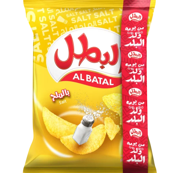 البطل رقائق بطاطس بالملح 110 ج