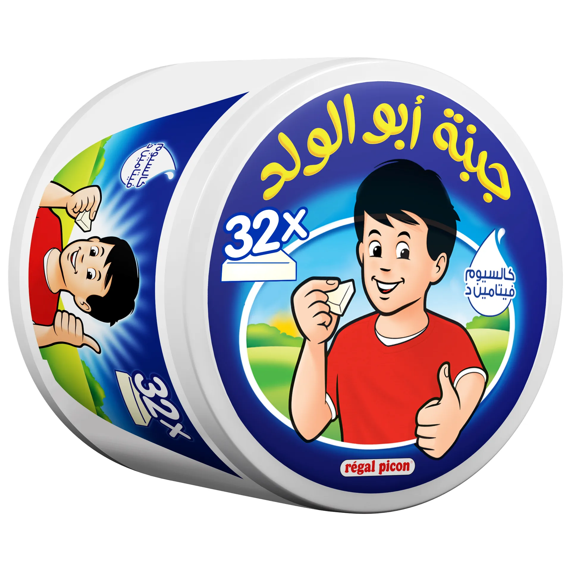 ed2c478c-6519-4823-a5d1-acf733ce5399 جبنة أبو الولد جبن مثلثات 32 قطعة 480 ج - الصورة 1