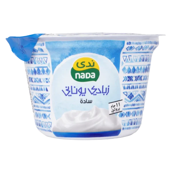ندى زبادي يوناني سادة كامل الدسم 160 ج