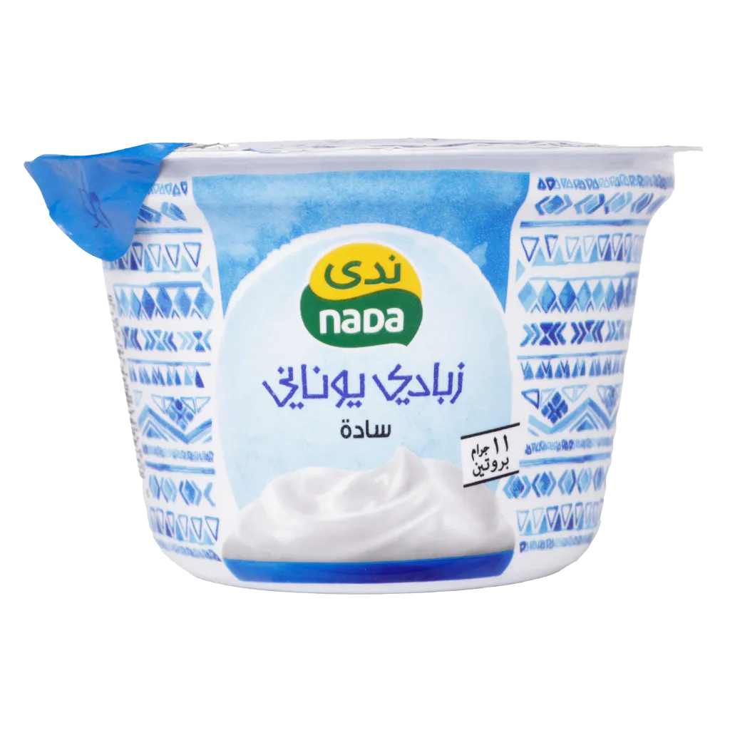 f9bf811e-6972-41e3-b8fb-1ff2c4c82ae8 ندى زبادي يوناني سادة كامل الدسم 160 ج - الصورة 1
