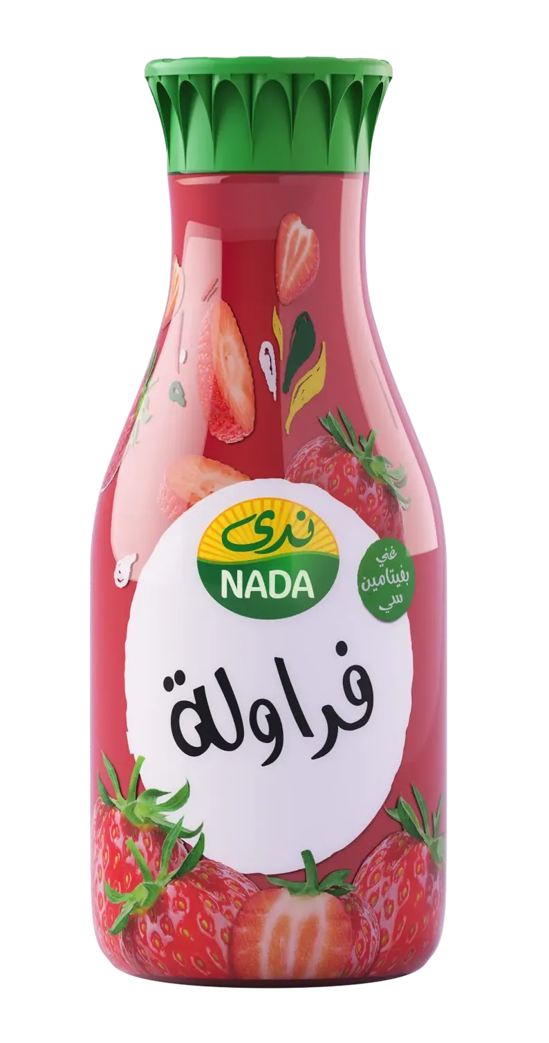 fd7786cb-59dd-48af-91a7-136f5a0d2c83 ندى عصير بنكهة فراولة 1.3 لتر - الصورة 1