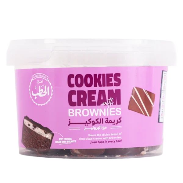 الحطب كريمة الكوكيز مع البرونيز